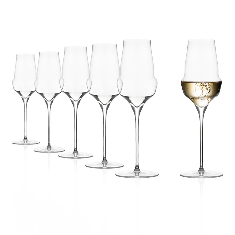 Copas Cocoon Flute Champagne Cristal Stolzle x6 Unidades