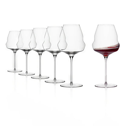 Copas Cocoon Burgundy Cristal Stolzle x6 Unidades