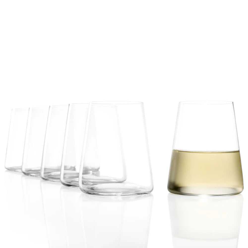 Vasos Power White Wine Tumbler Cristal Stolzle x6 Unidades